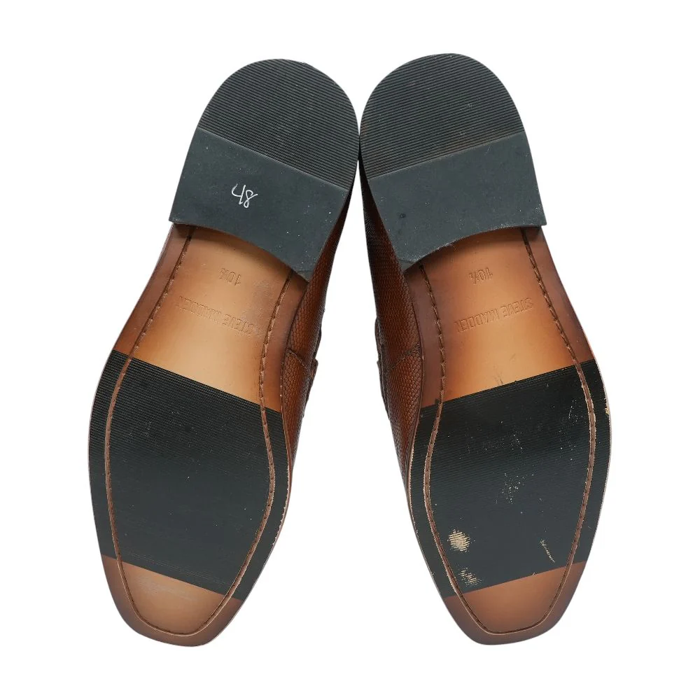 Brown Leather Loafer Dress Shoes - Image 3