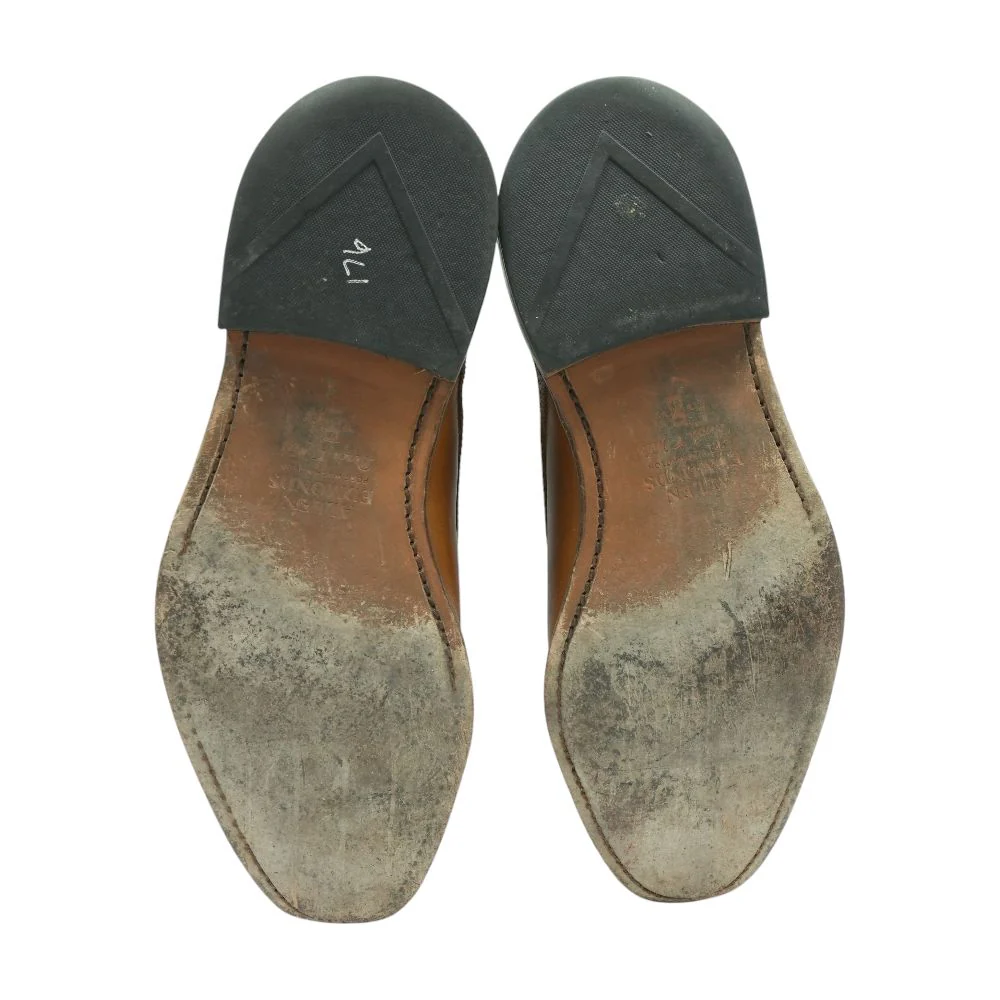 Brown Leather Monk Strap Dress Shoes - Image 3