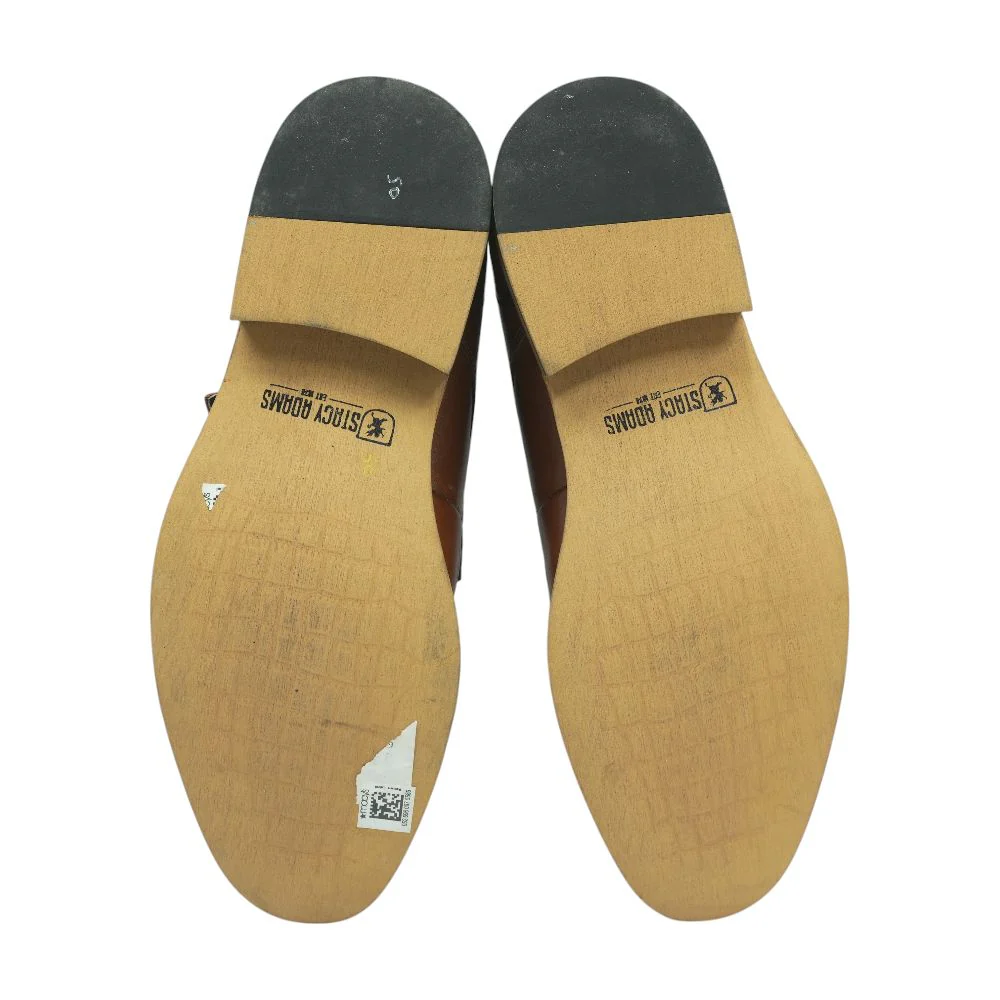 Brown Monk Strap Dress Shoes - Image 3