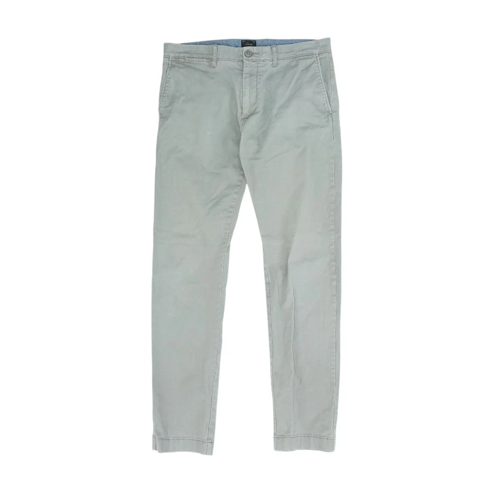 Brown Solid Chino Pants
