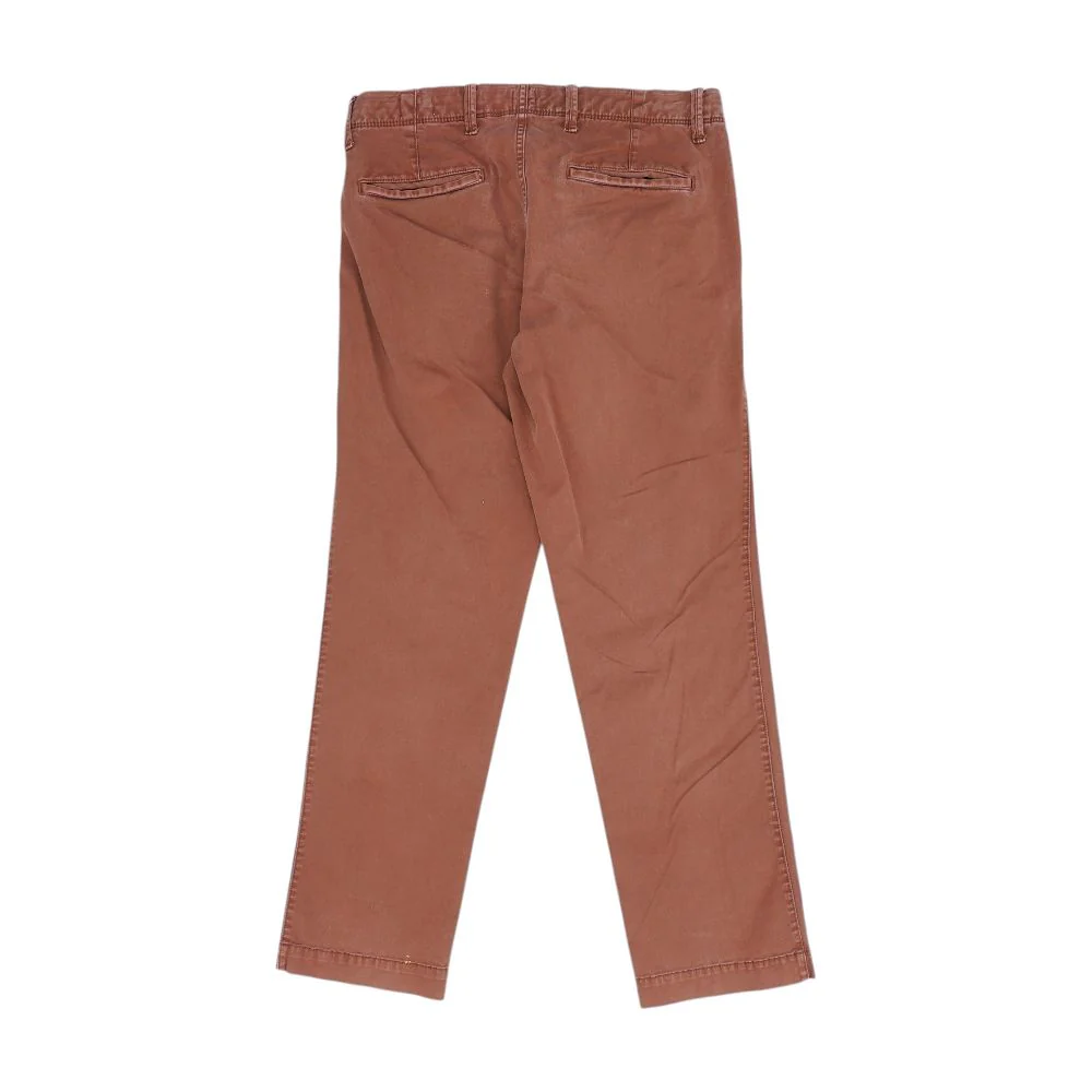 Brown Solid Chino Pants - Image 2