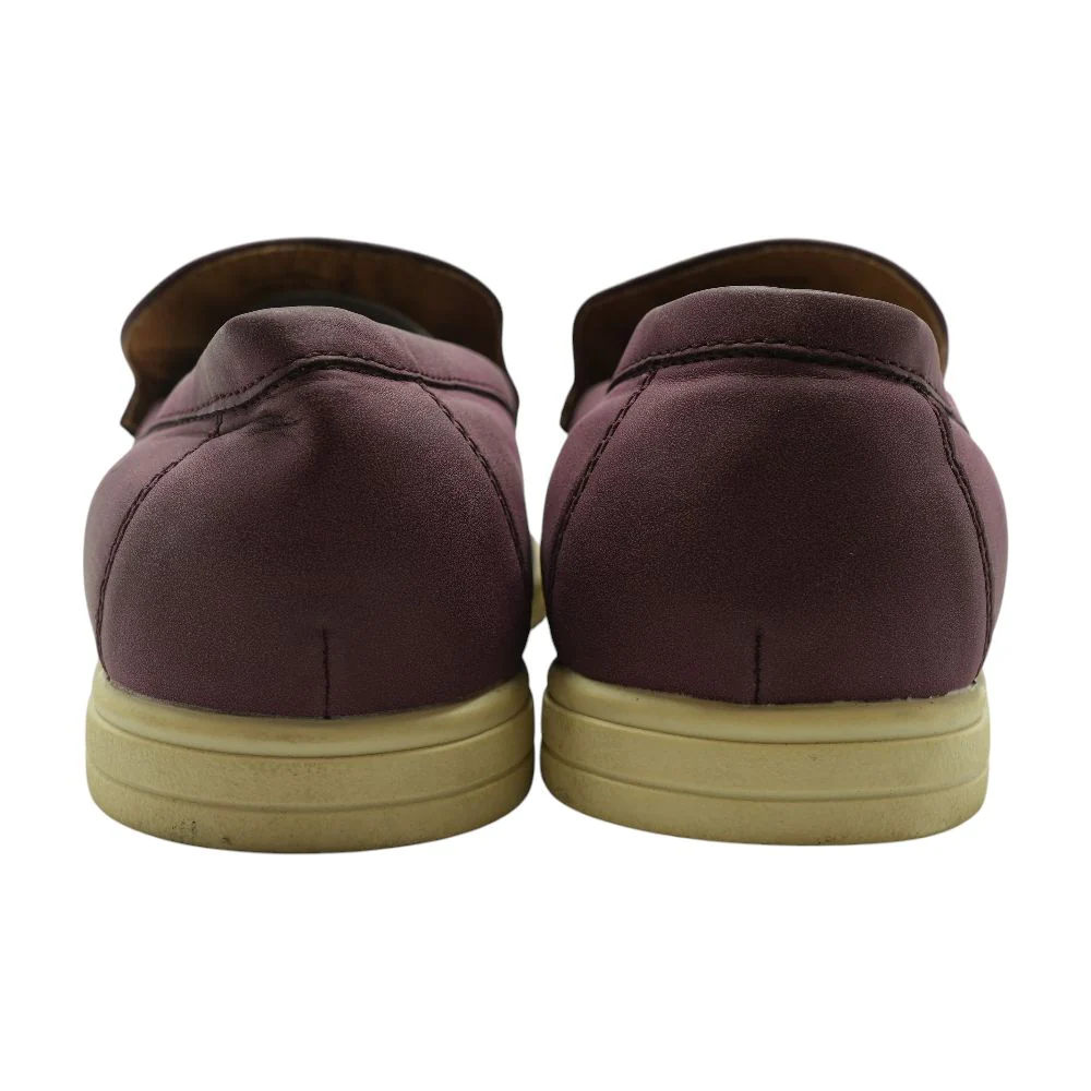 Burgundy Slip On Casual Shoes - Image 2