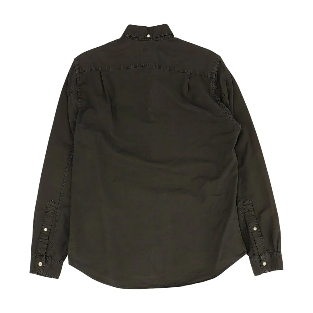 Charcoal Solid Long Sleeve Button Down - Image 2