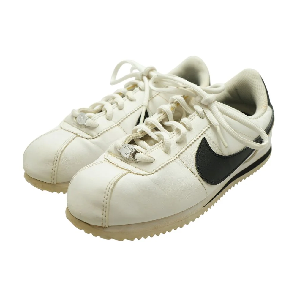 Cortez Basic White Athletic Shoes