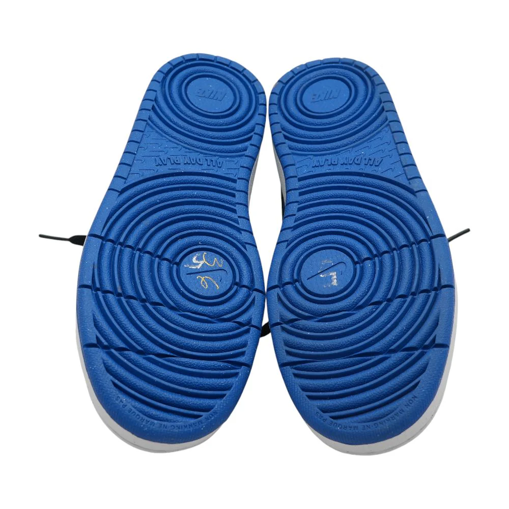 Court Borough Low Recraft Blue Athletic Shoes - Image 3