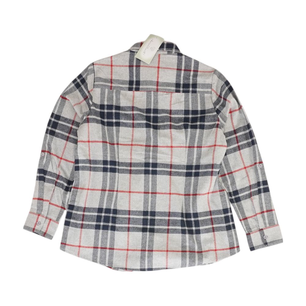 Gray Plaid Button Down - Image 2