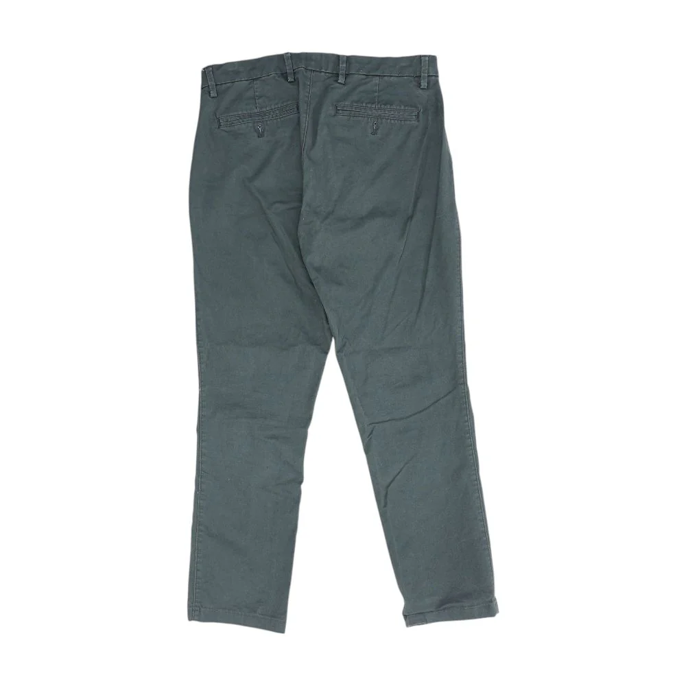 Gray Solid Chino Pants - Image 2