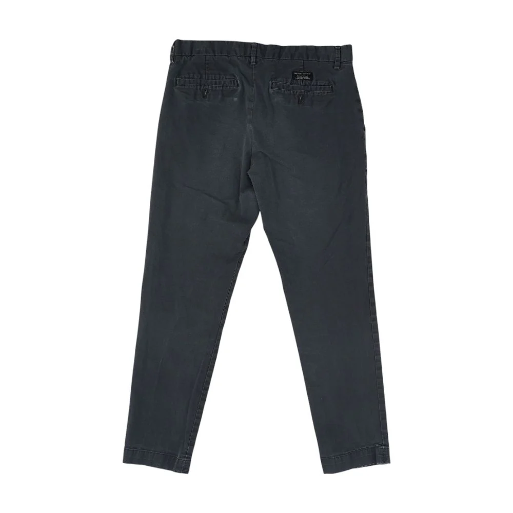 Gray Solid Chino Pants - Image 2