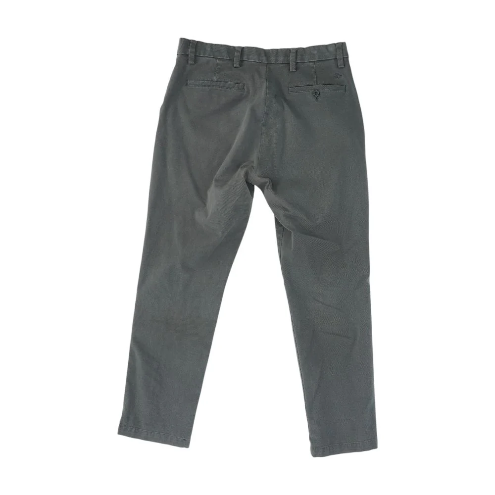 Gray Solid Chino Pants - Image 2