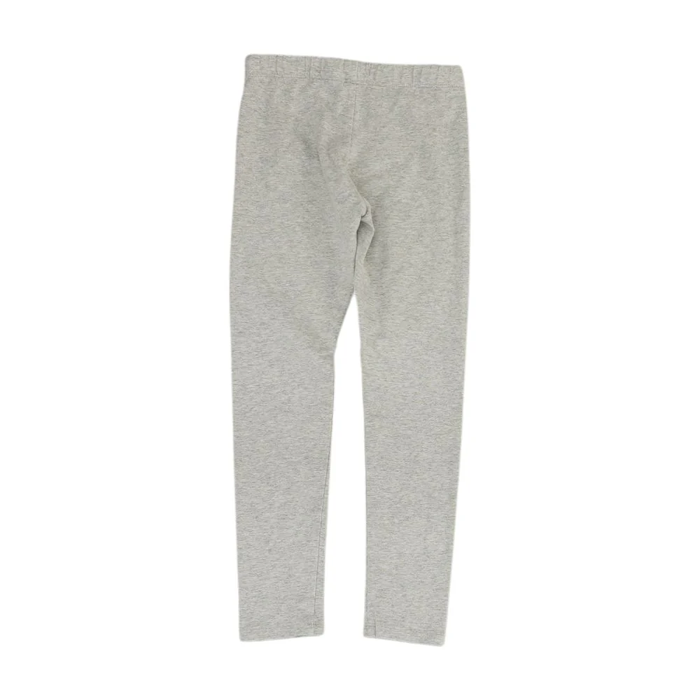 Gray Solid Leggings - Image 2