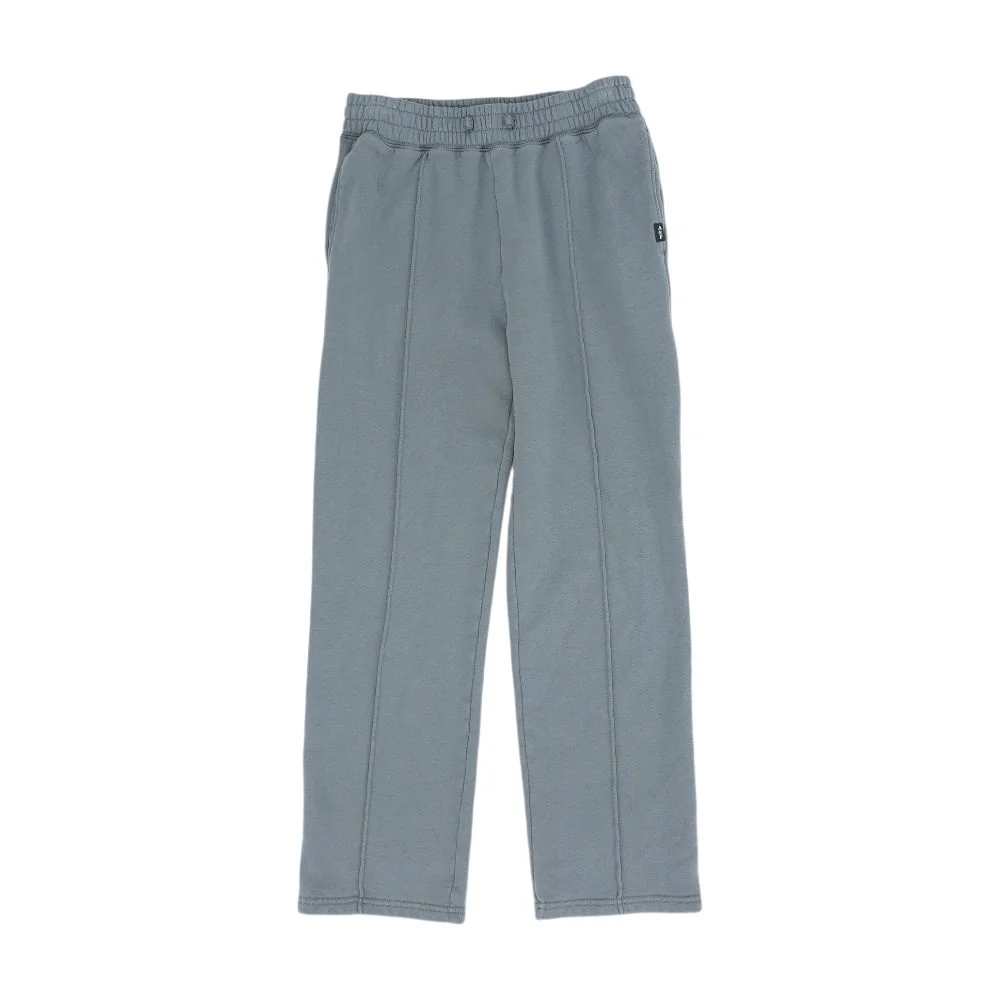 Gray Solid Sweatpants