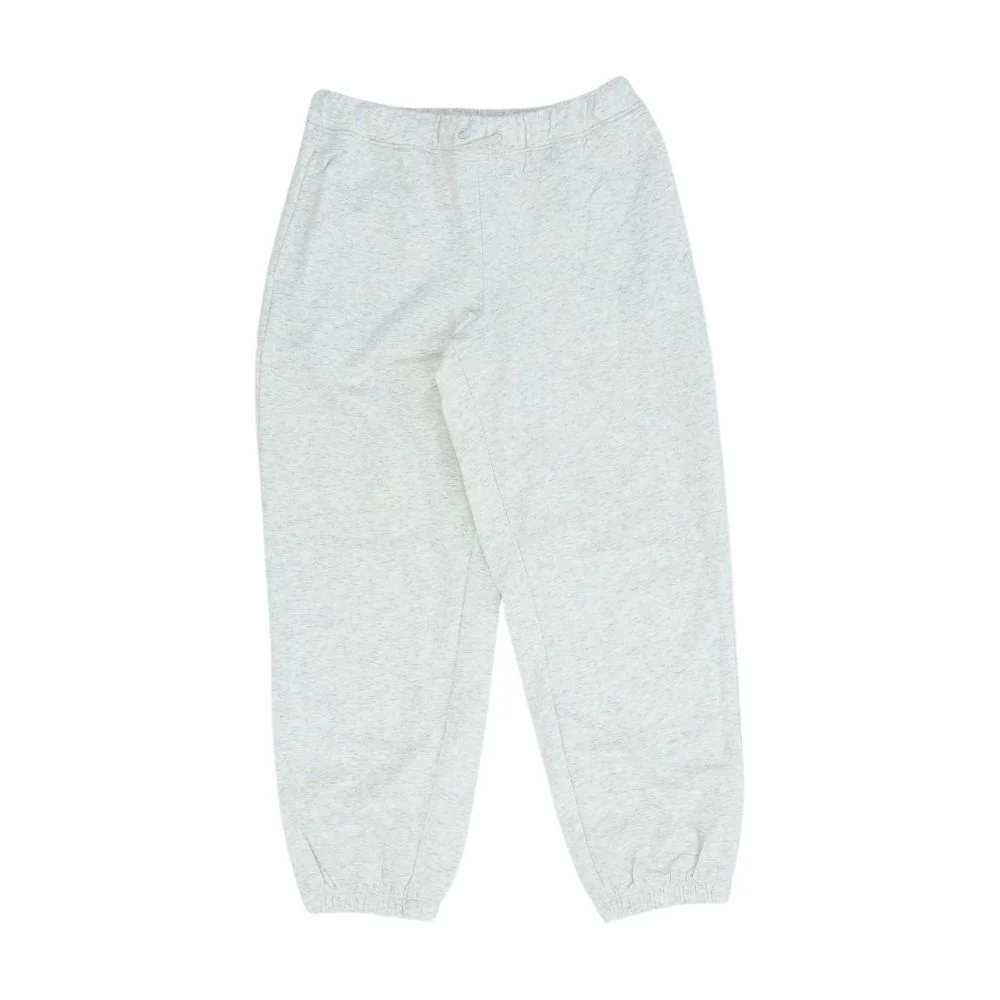 Gray Solid Sweatpants