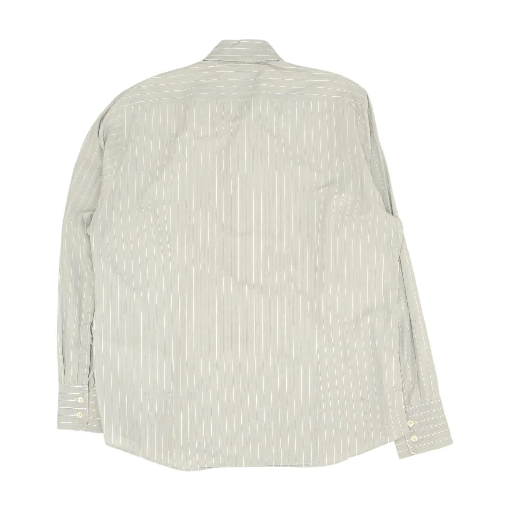 Gray Striped Long Sleeve Button Down - Image 2