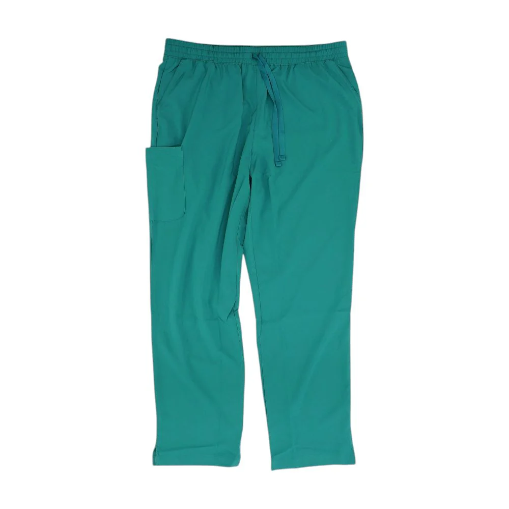 Green Scrub Straight Pants