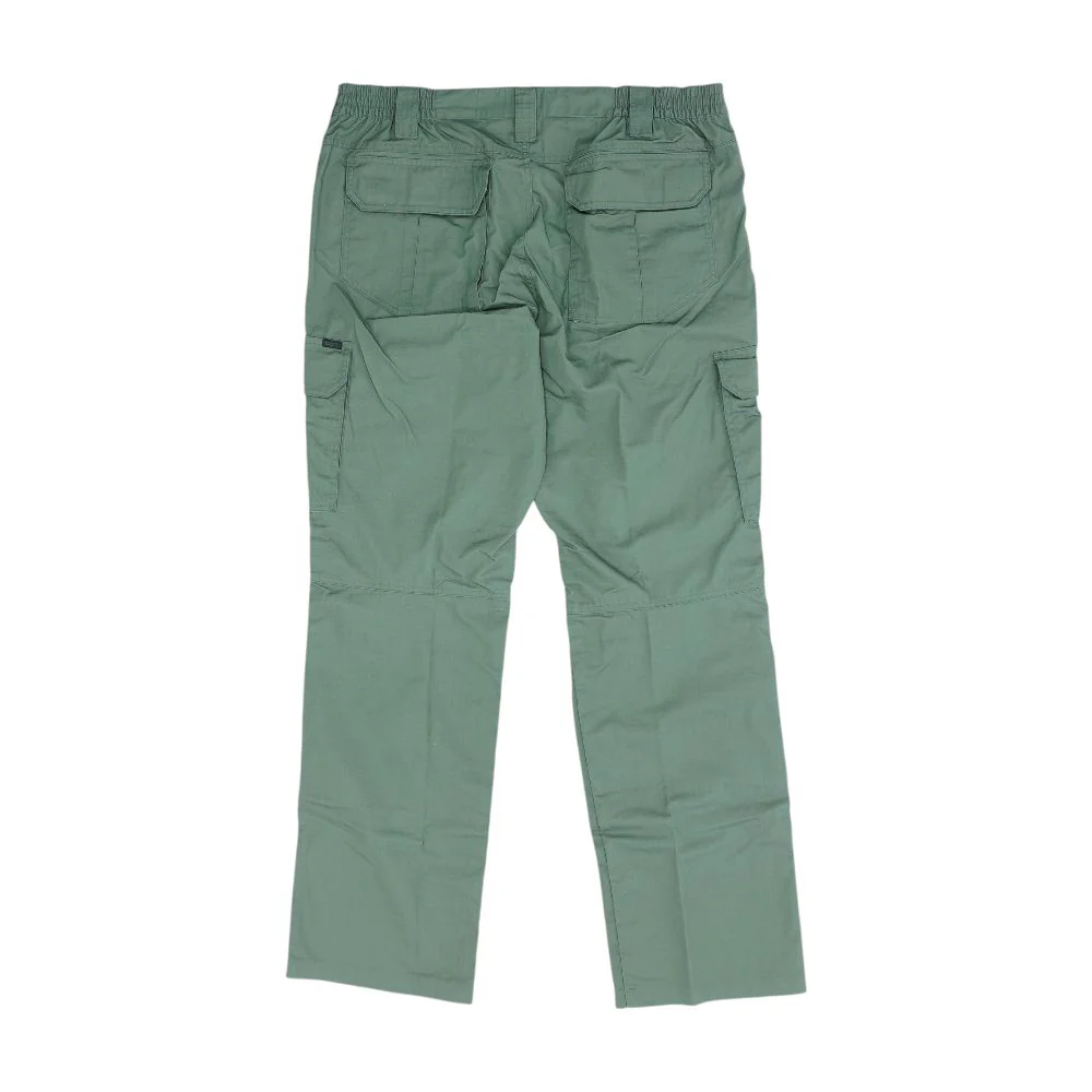 Green Solid Cargo Pants - Image 2