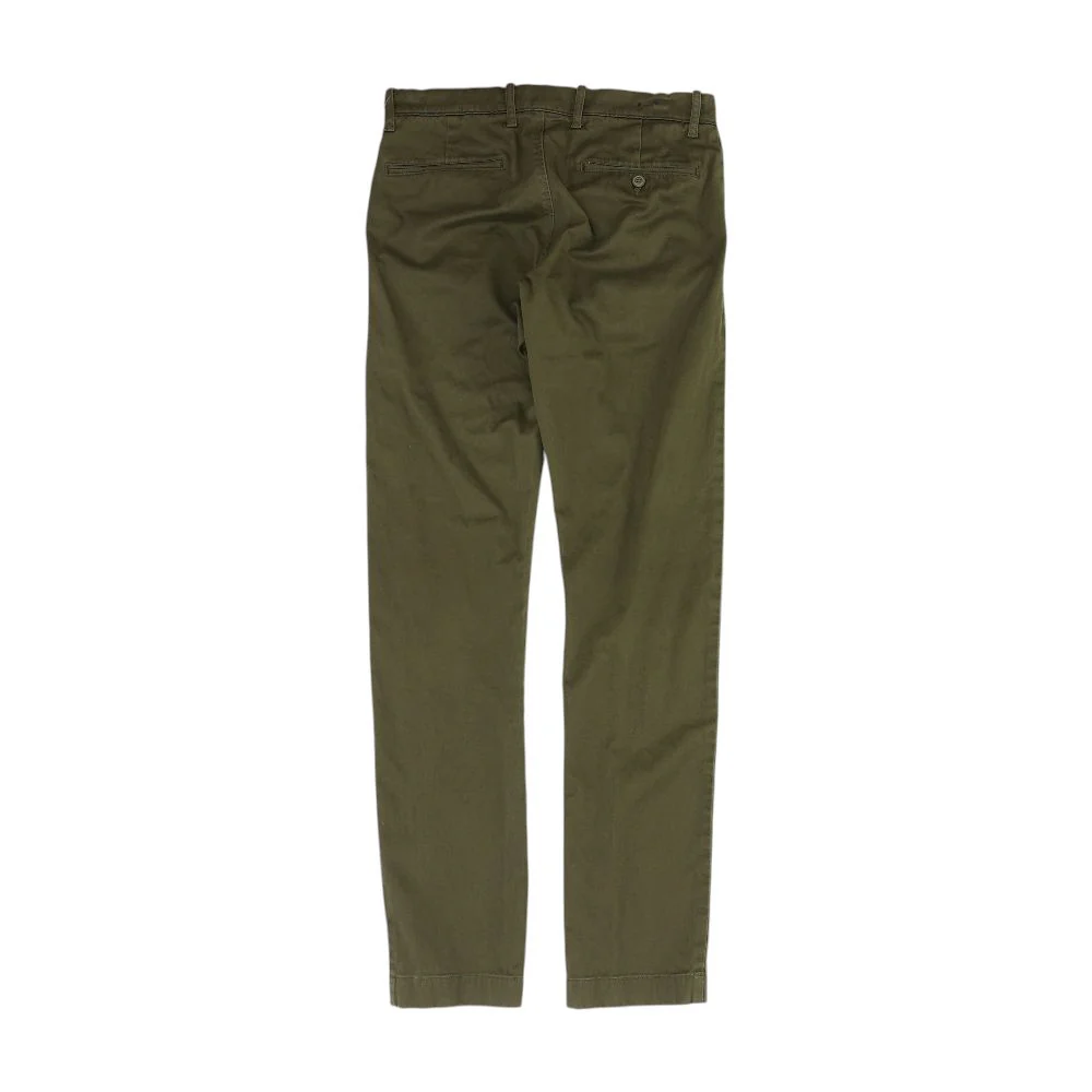 Green Solid Chino Pants - Image 2