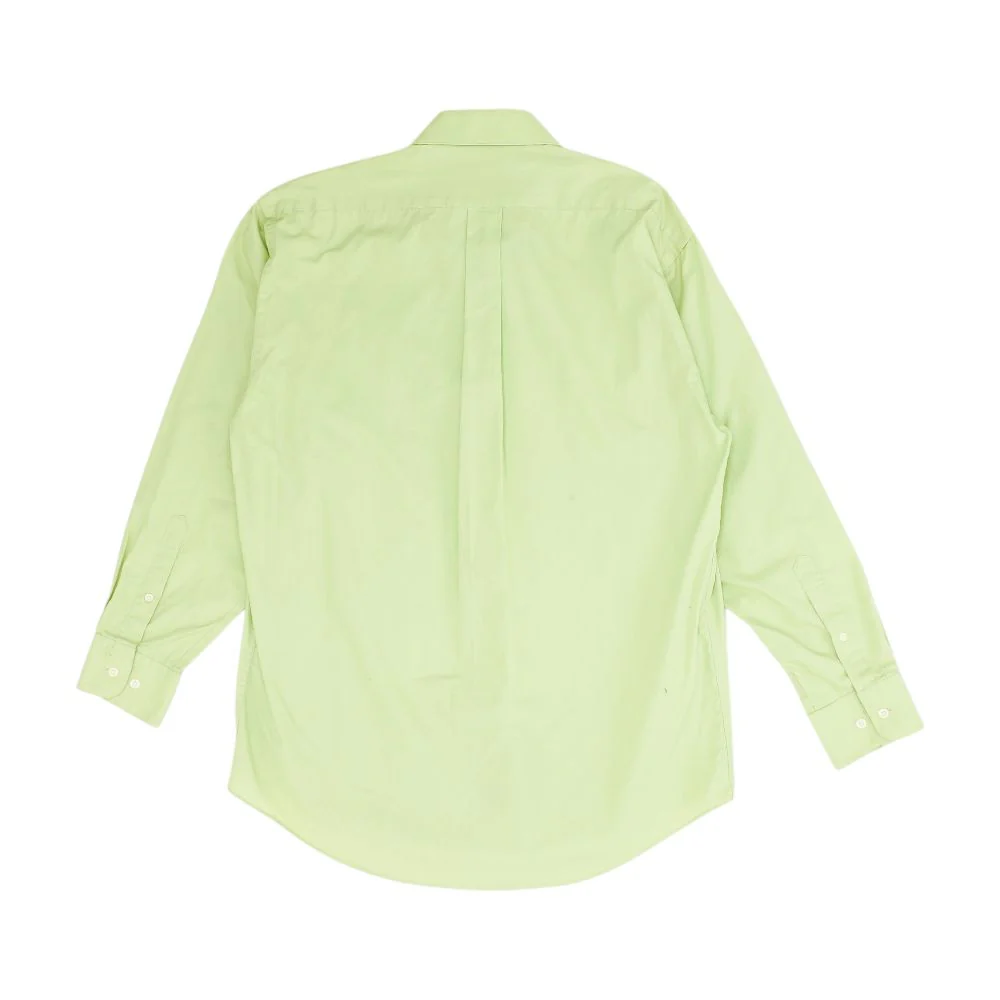 Green Solid Long Sleeve Button Down - Image 2