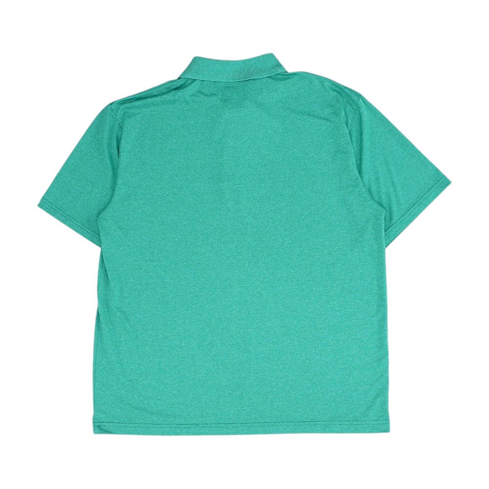 Green Solid Short Sleeve Polo - Image 2
