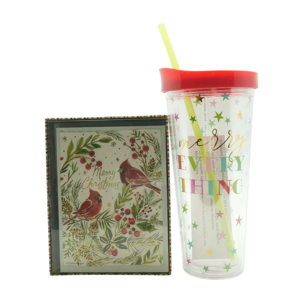 Holiday Tumbler & Cards Bundle