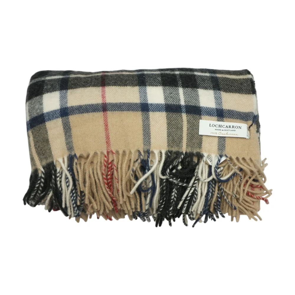 Innes Thomson Modern Tartan Luxury Cashmere Blanket - Image 3
