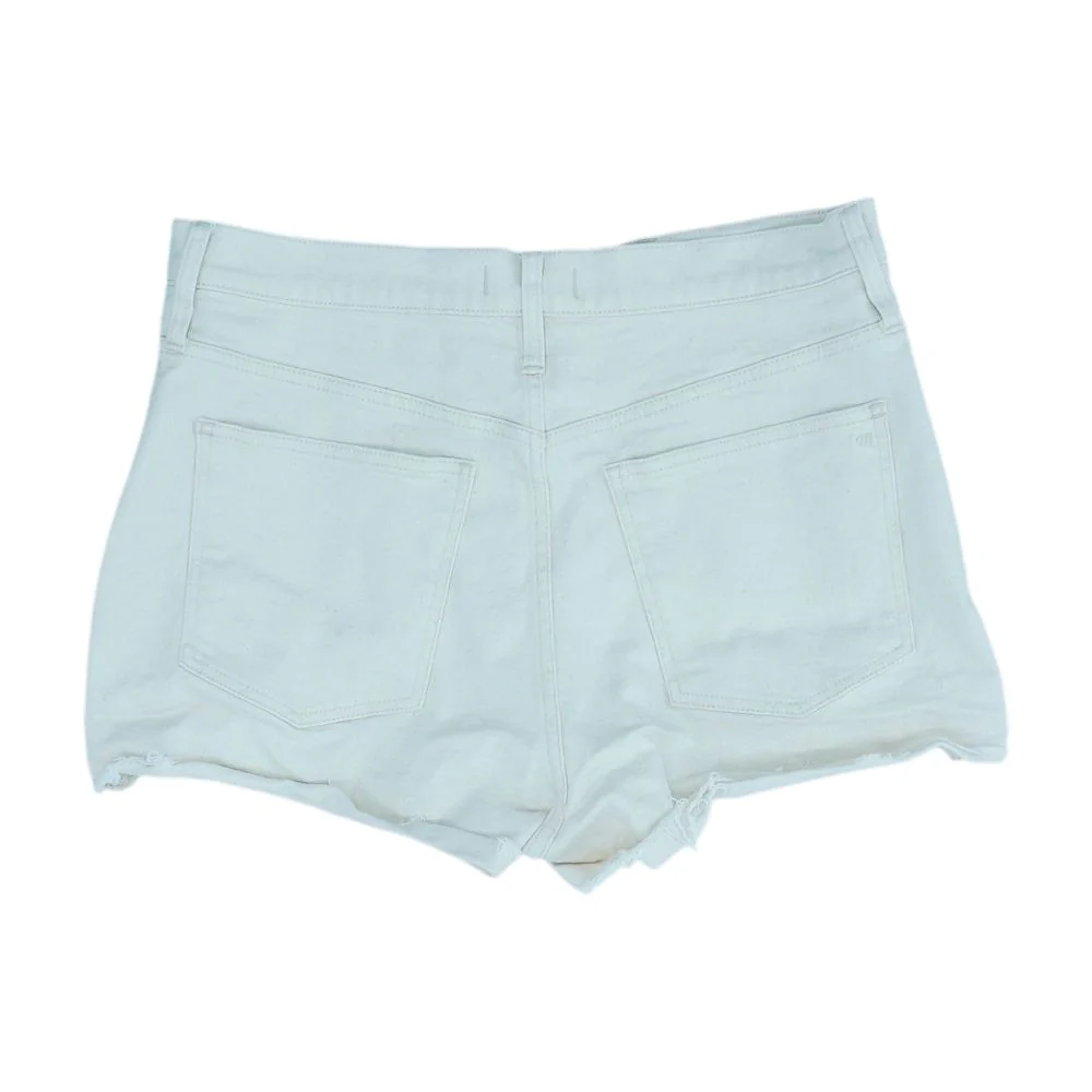 Ivory Denim Shorts - Image 2