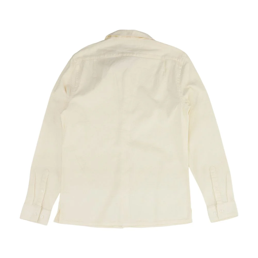 Ivory Solid Long Sleeve Button Down - Image 2