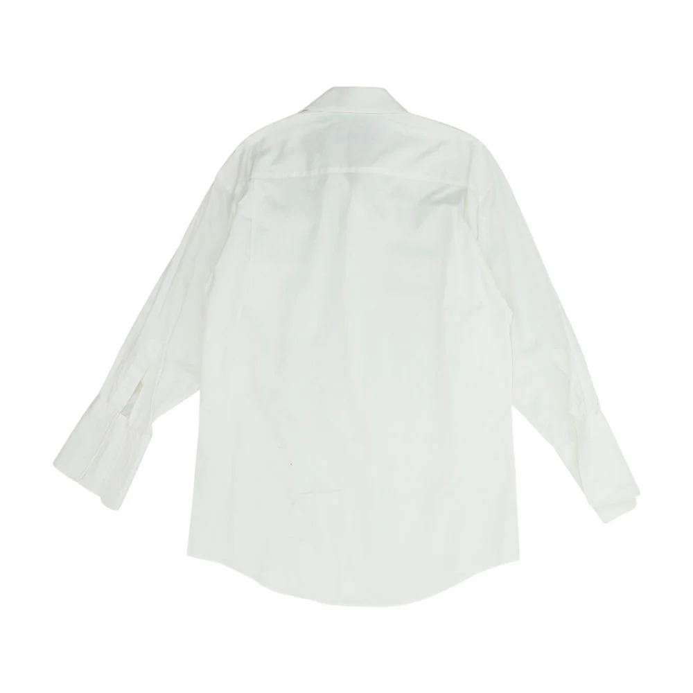 Ivory Solid Long Sleeve Button Down - Image 2