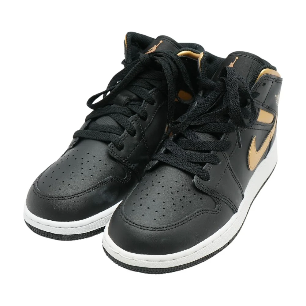 Jordan 1 Mid Black Athletic Shoes