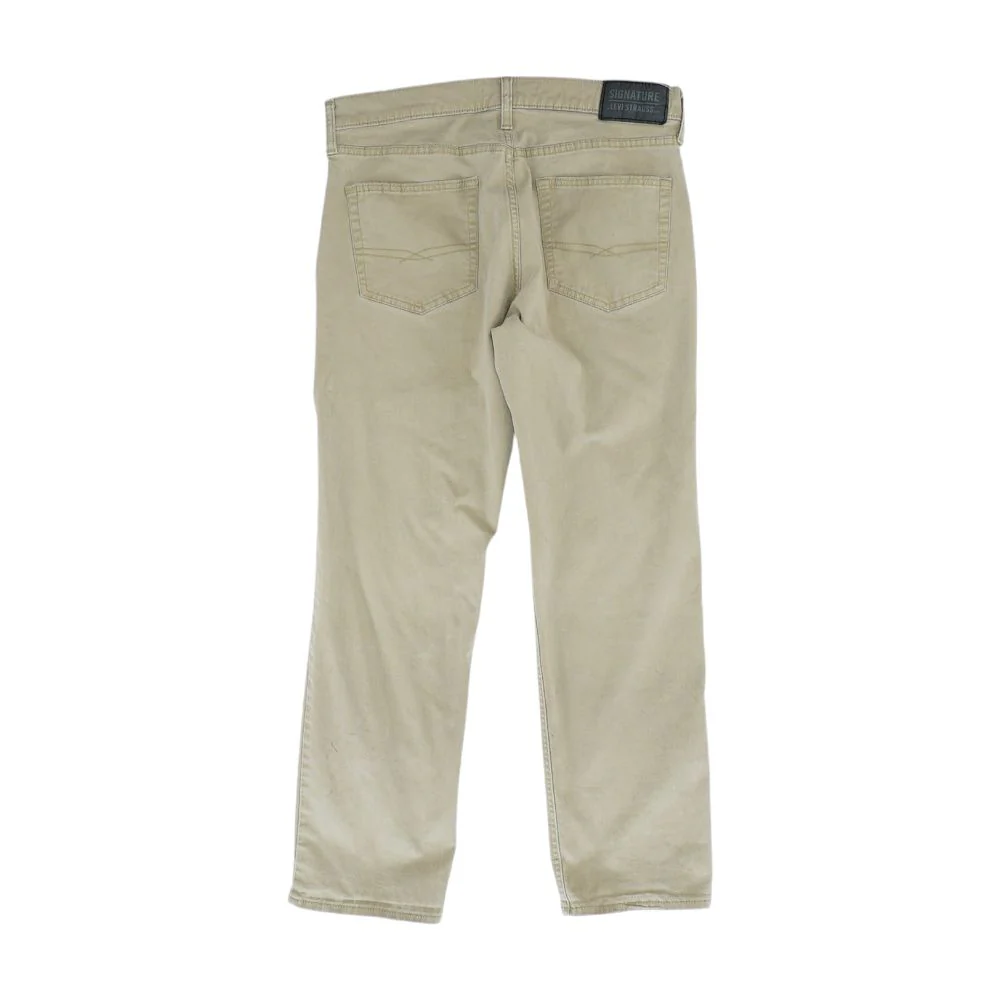 Khaki Athletic Jeans - Image 2