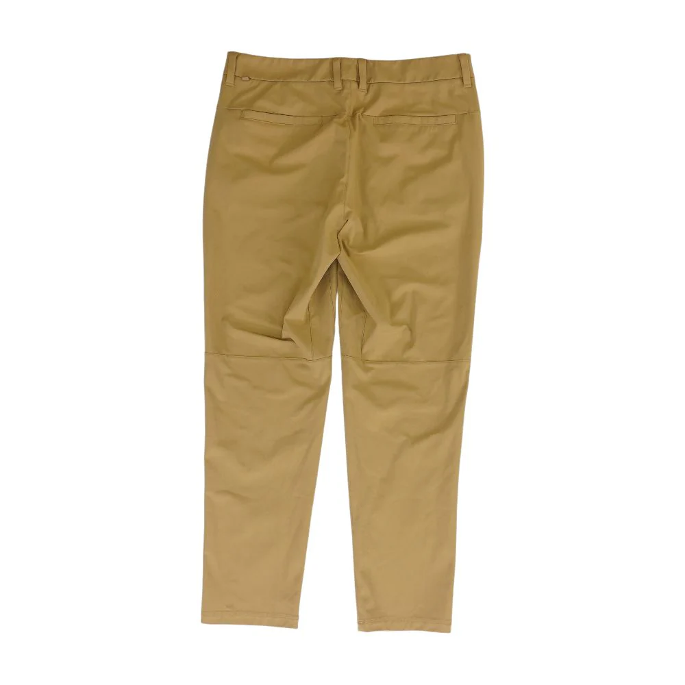 Khaki Solid Chino Pants - Image 2