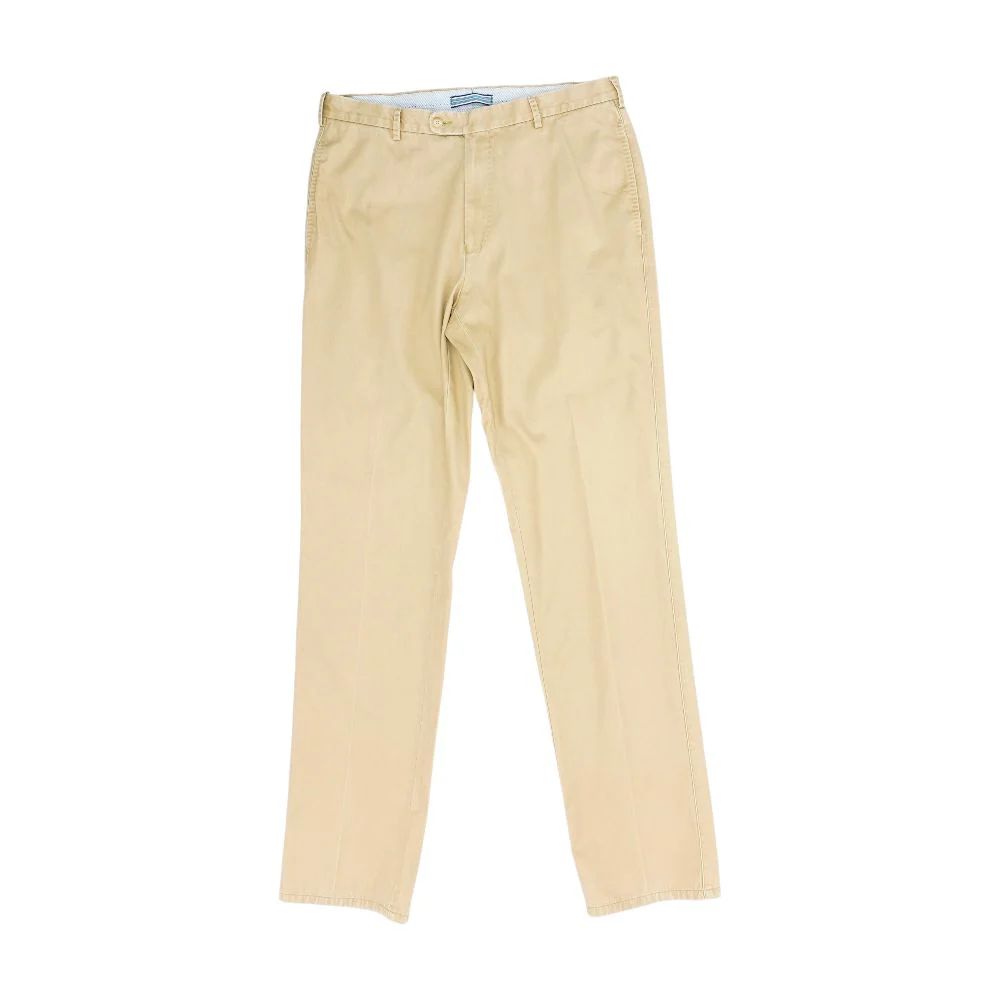 Khaki Solid Chino Pants