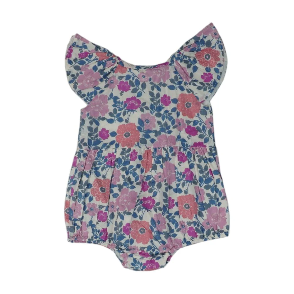 Multi Floral Sleeveless Onesie - Image 2