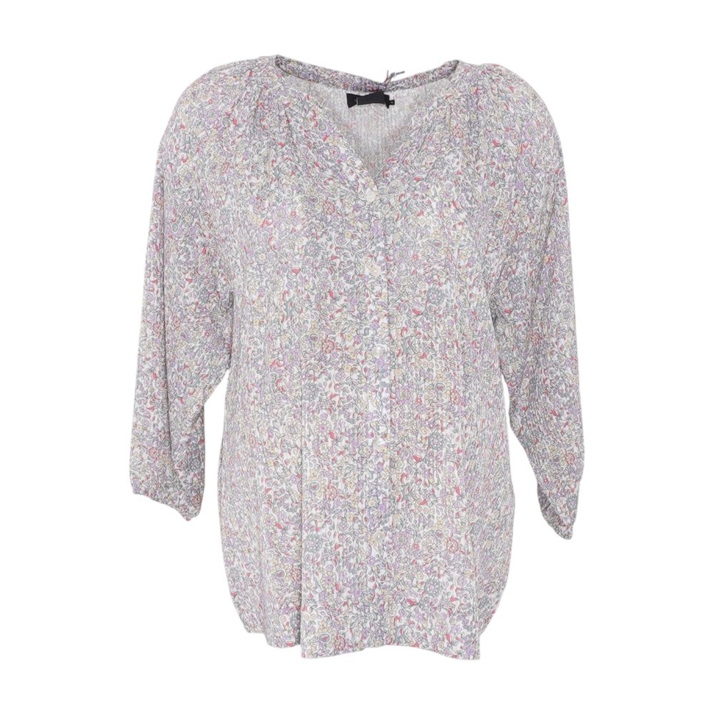 Multi Maternity Floral Button Down