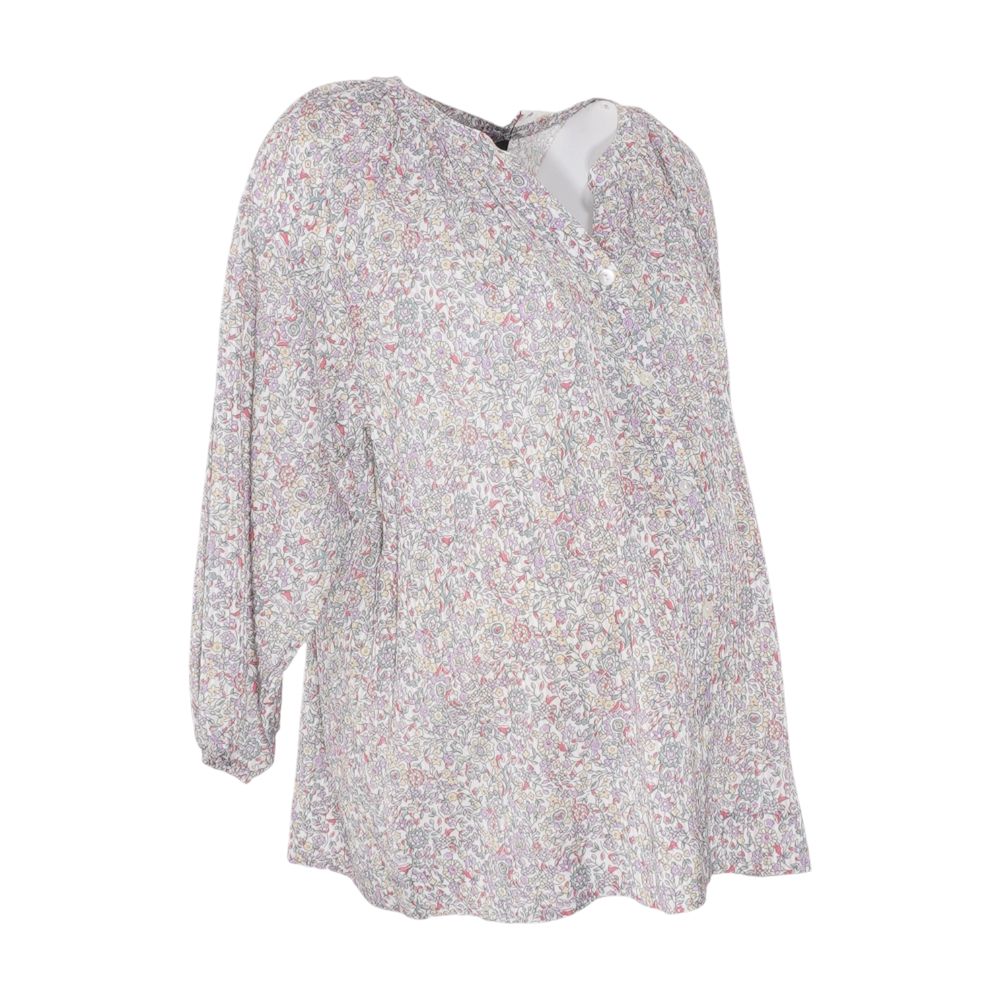 Multi Maternity Floral Button Down - Image 2