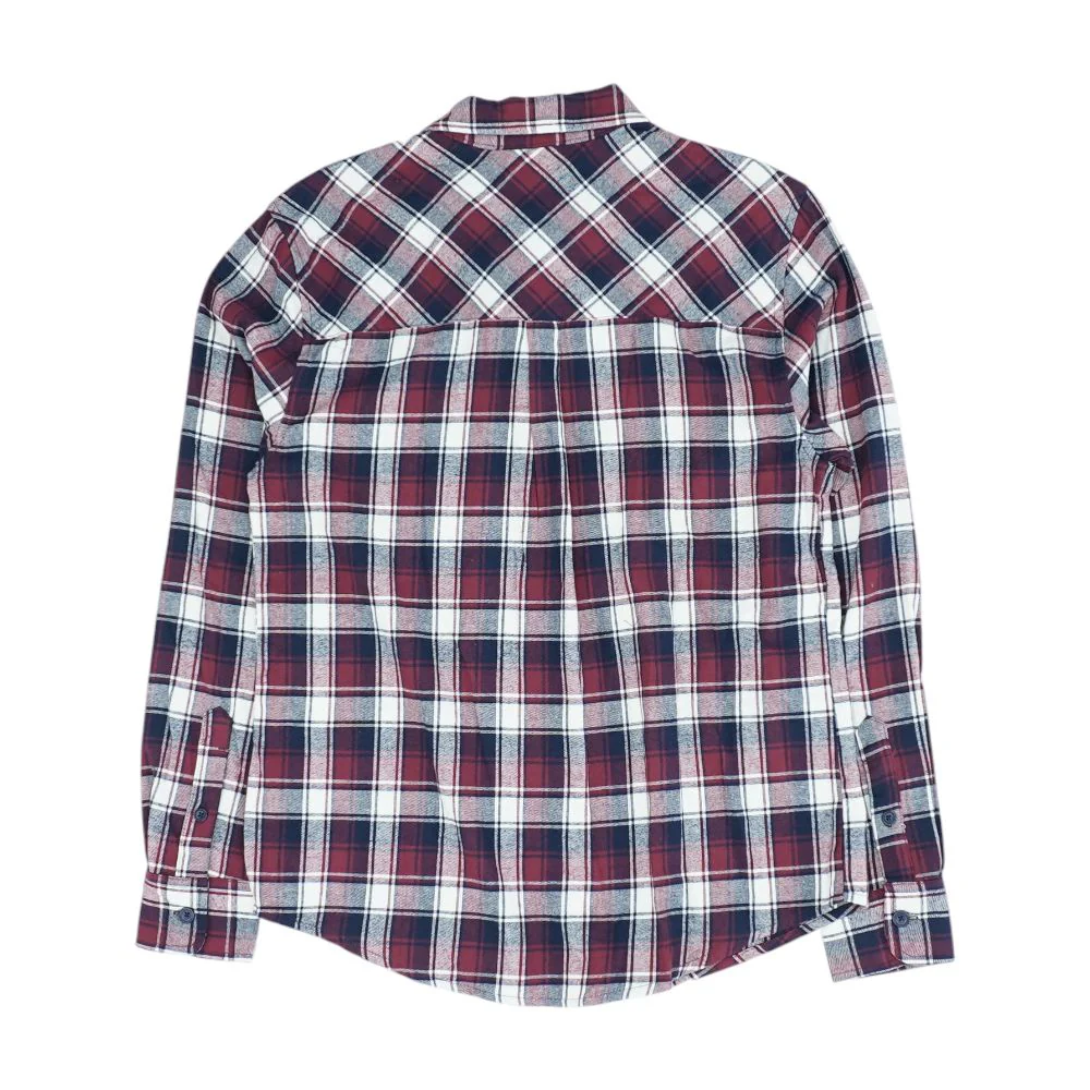Multi Plaid Flannel Button Down - Image 2