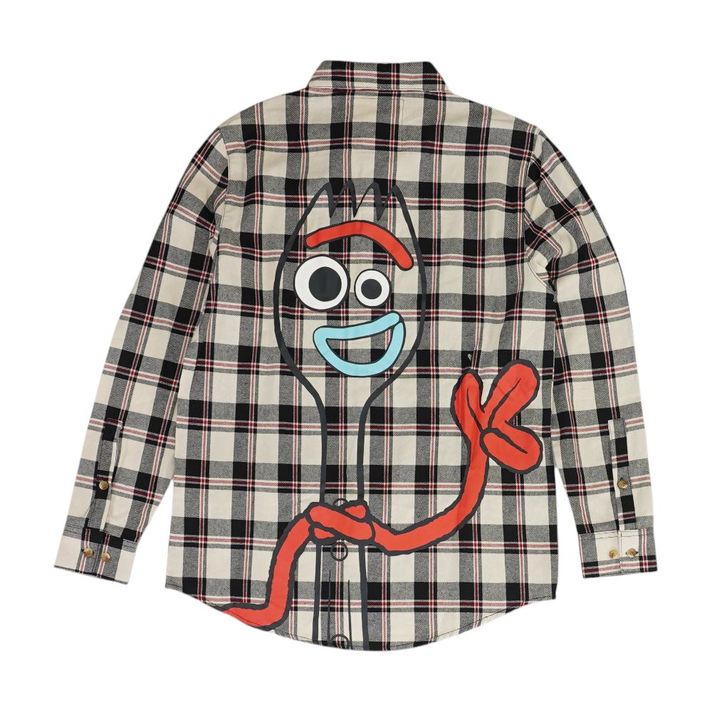 Multi Plaid Flannel Button Down - Image 2