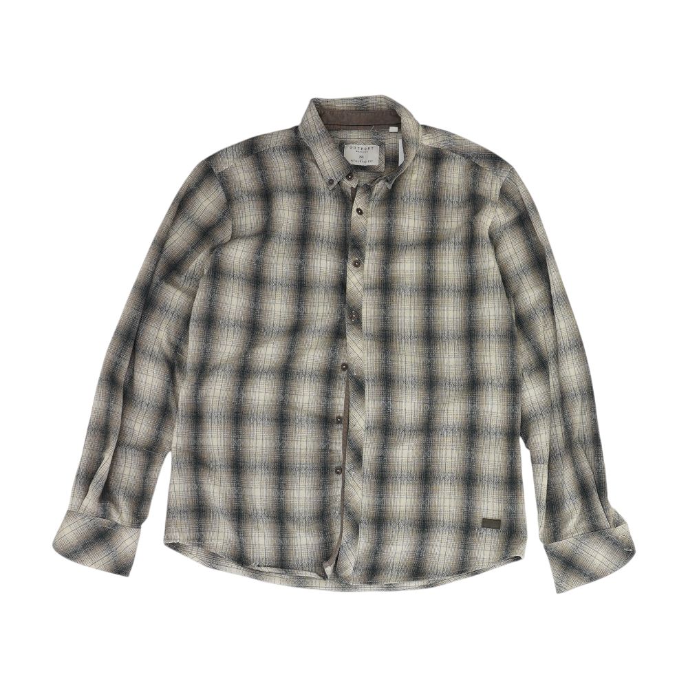 Multi Plaid Long Sleeve Button Down