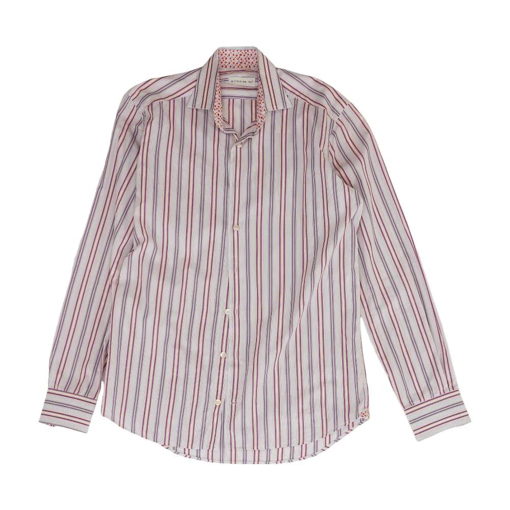 Multi Striped Long Sleeve Button Down