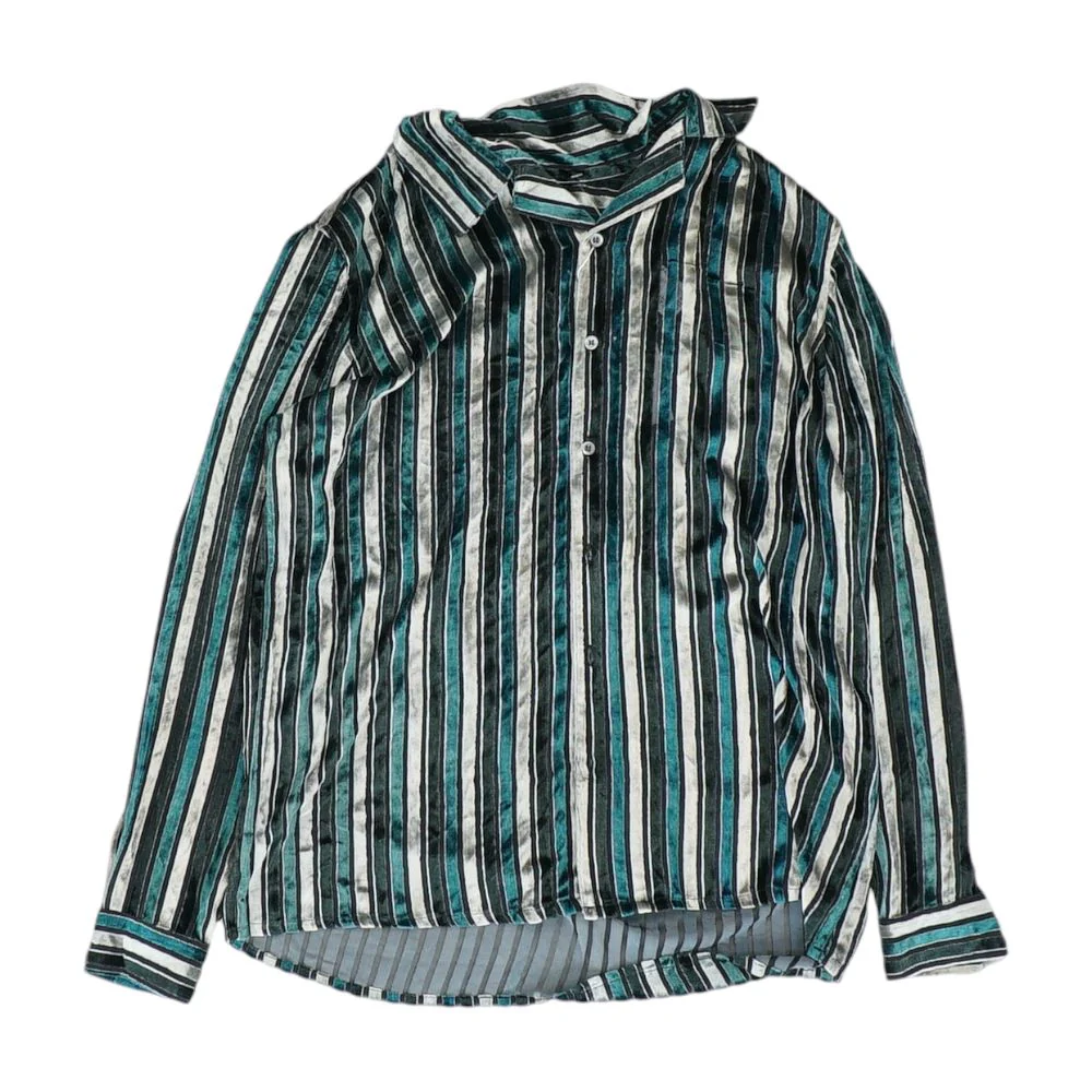 Multi Striped Long Sleeve Button Down