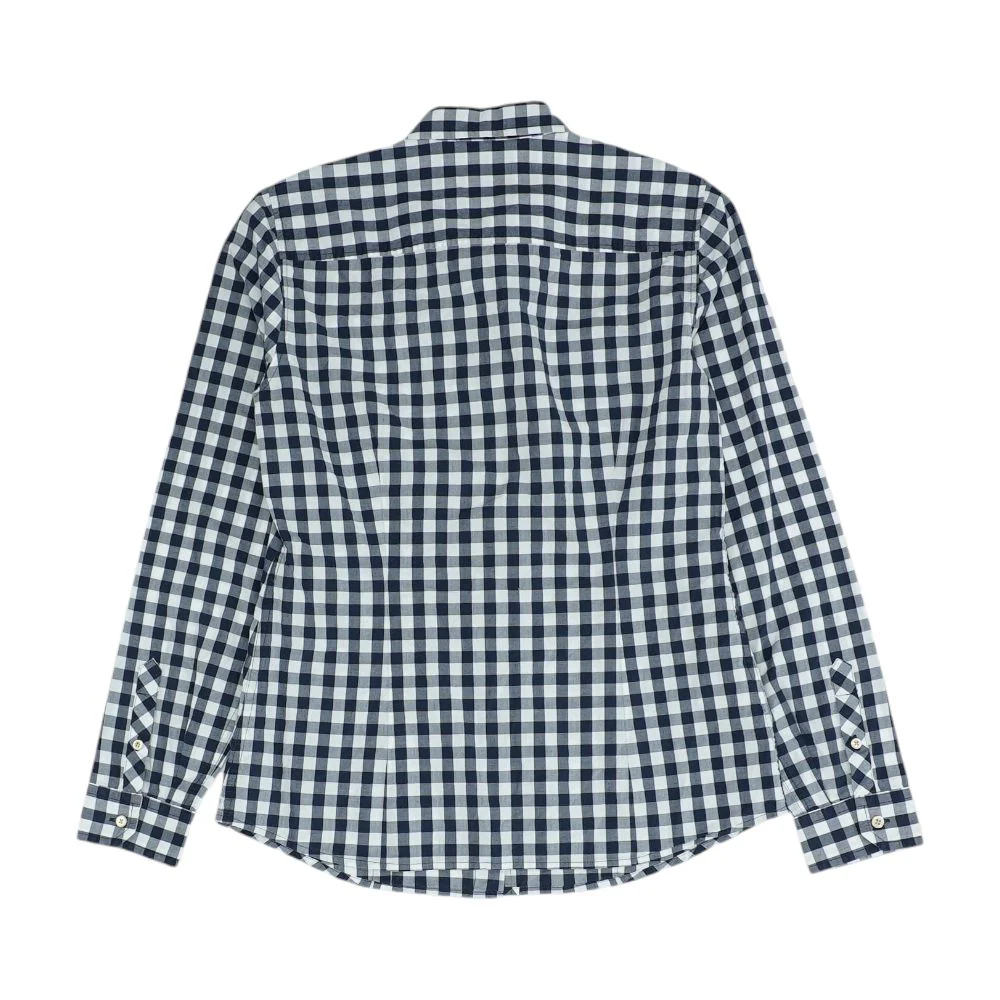Navy Check Button Down - Image 2