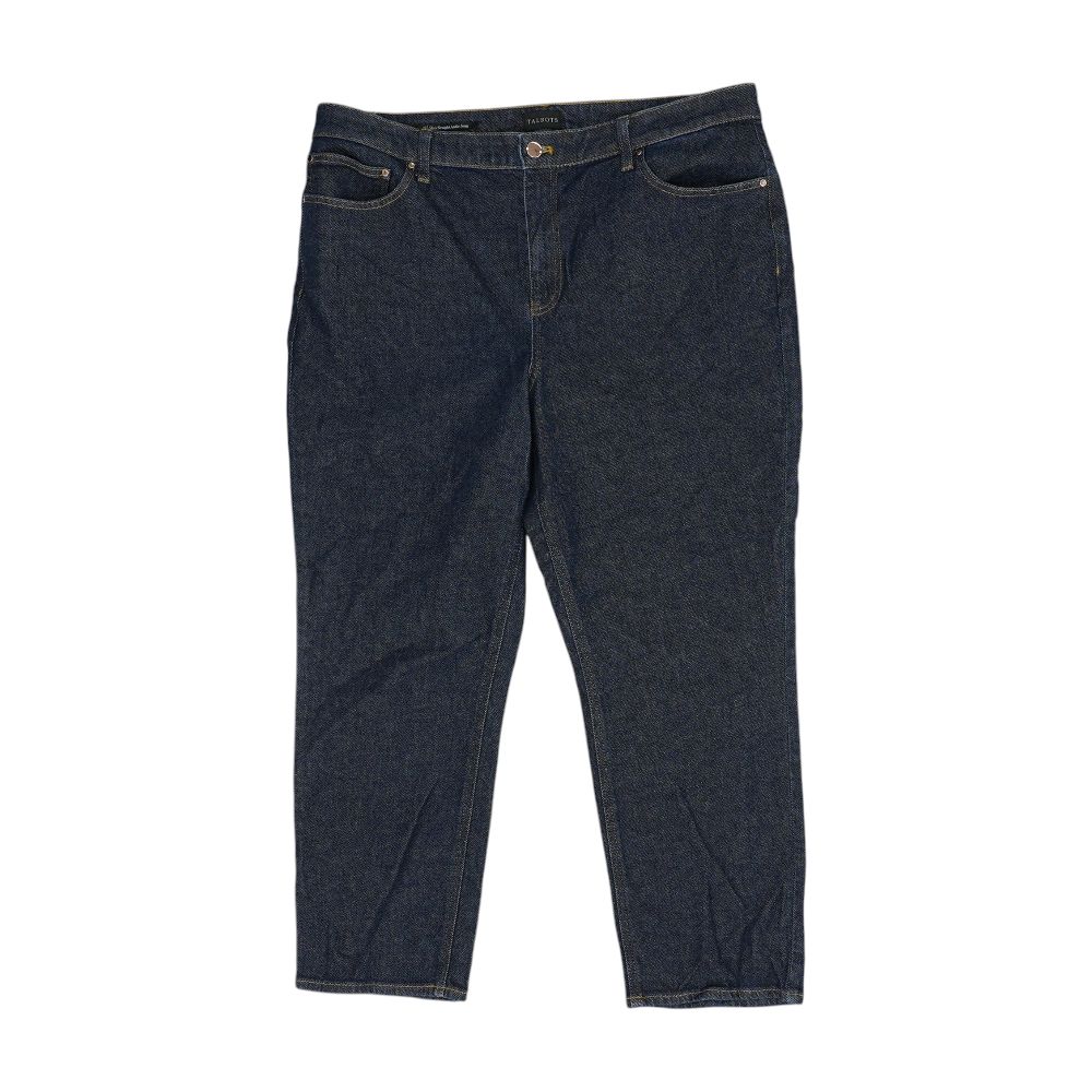 Navy High Rise Slim Leg Jeans