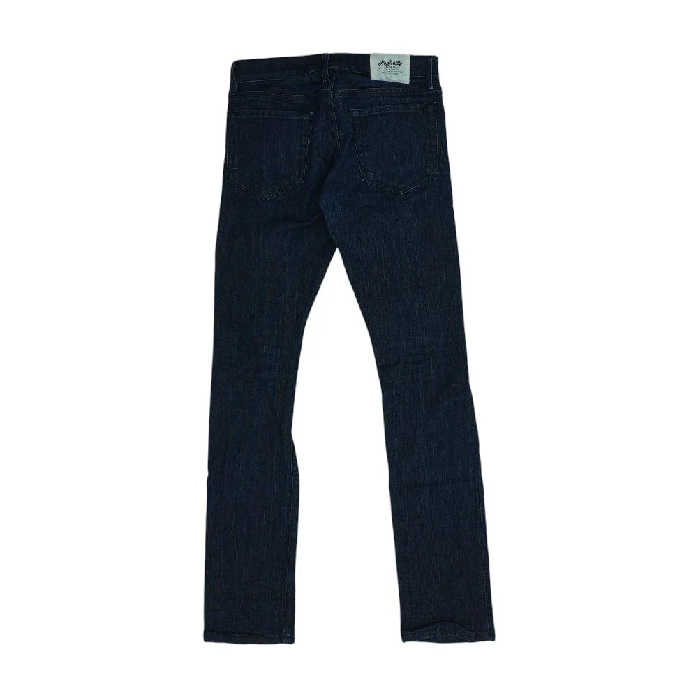 Navy High Rise Slim Leg Jeans - Image 2