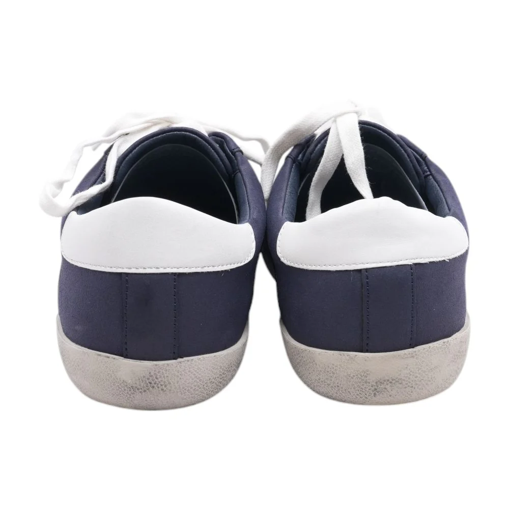 Navy Lace Up Casual Shoes - Image 2