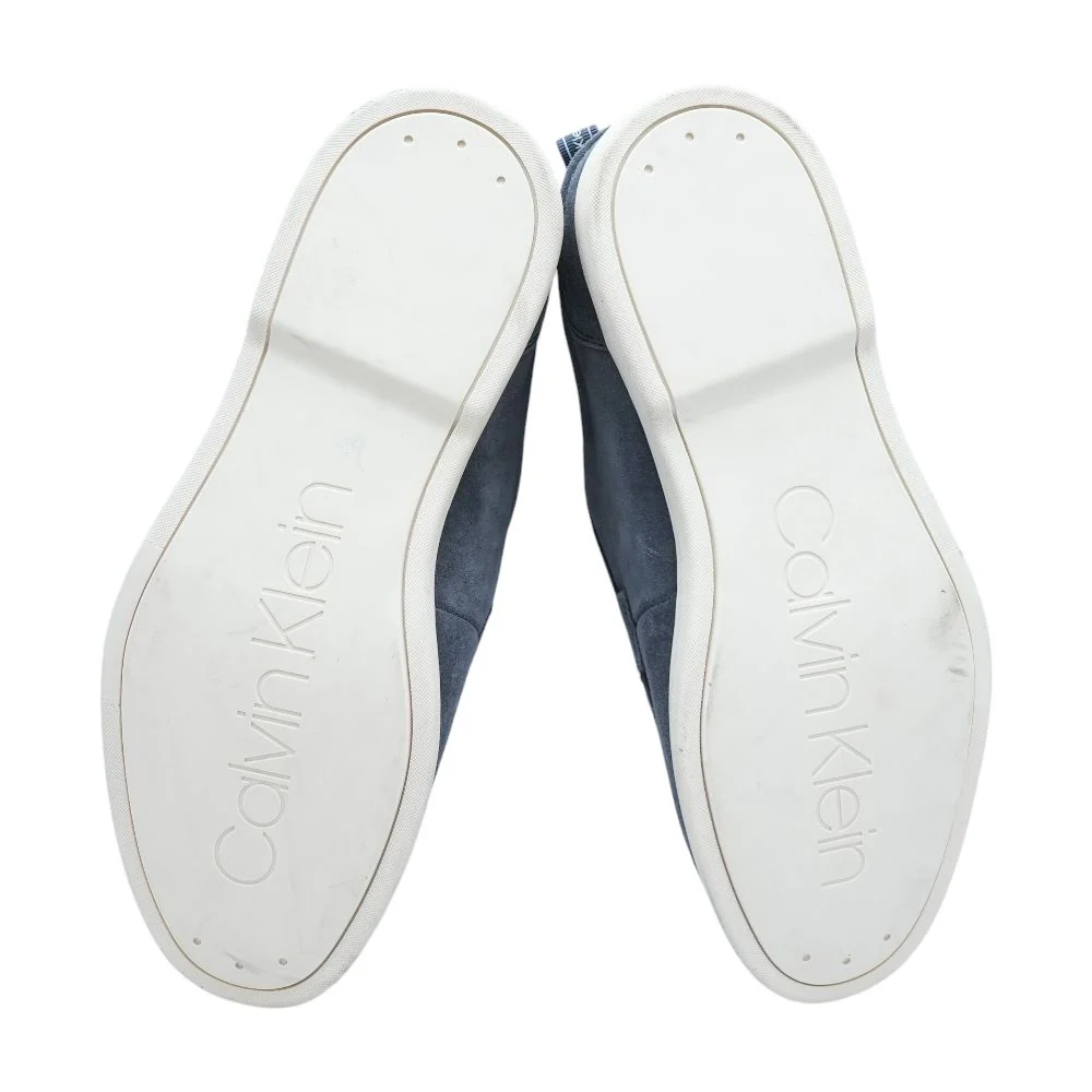 Navy Lace Up Casual Shoes - Image 3