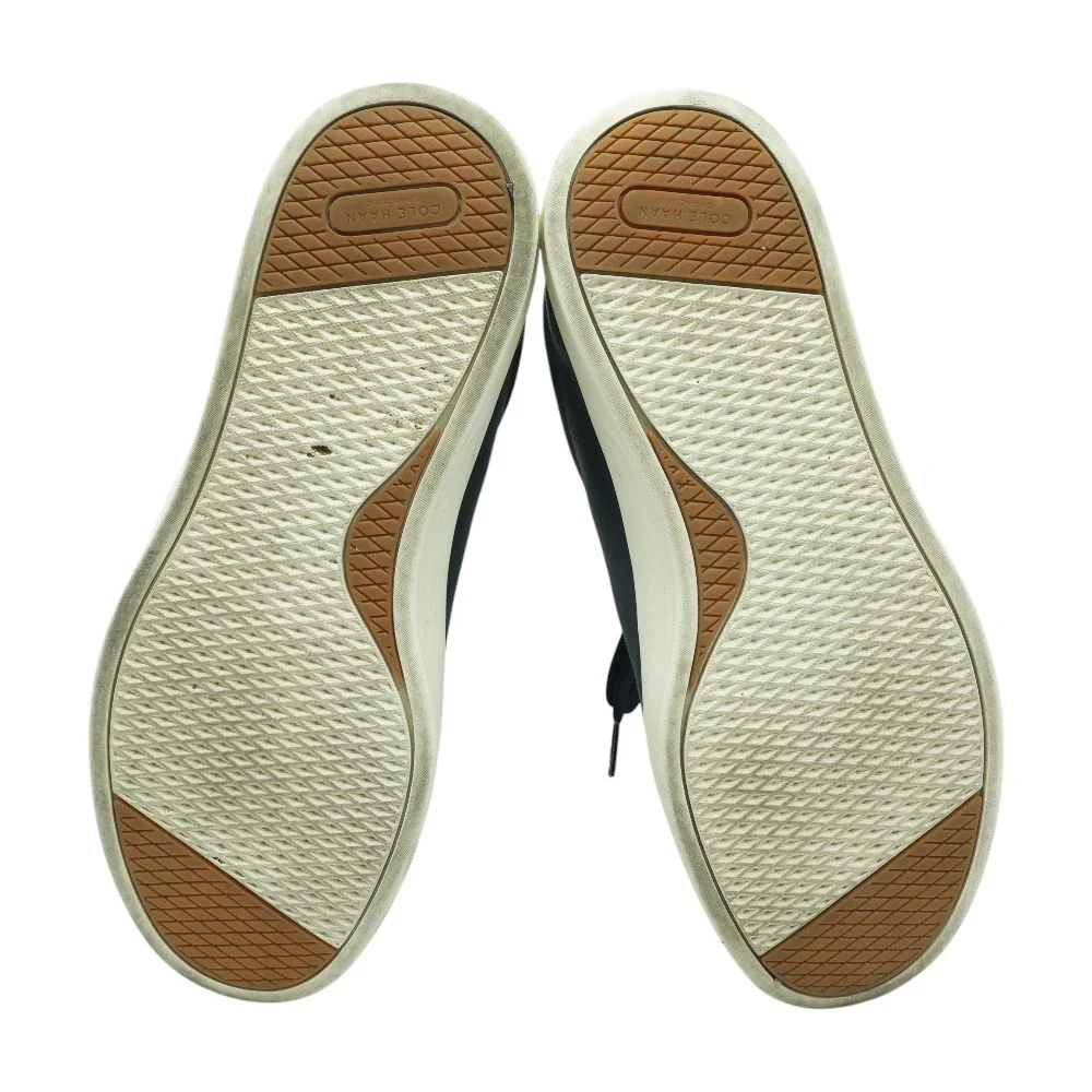 Navy Lace Up Casual Shoes - Image 3