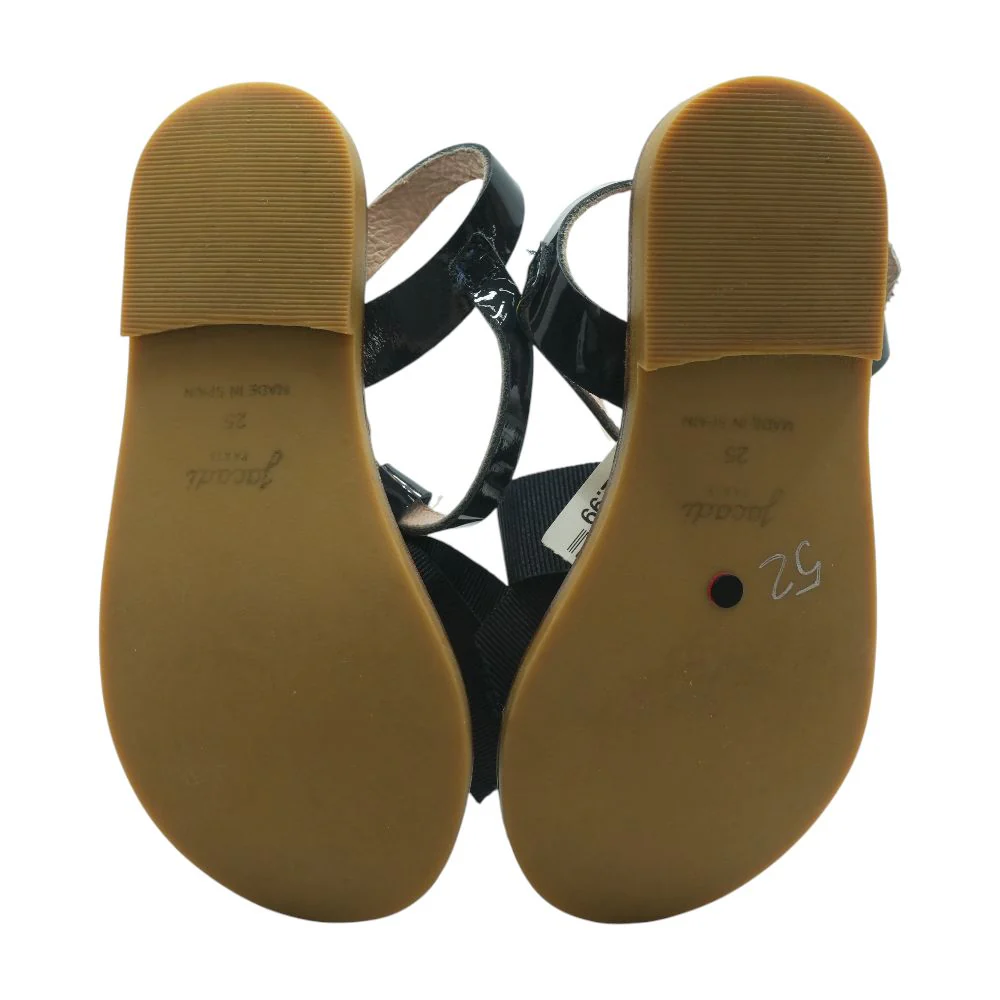 Navy Leather Toddler Shoes - Image 3