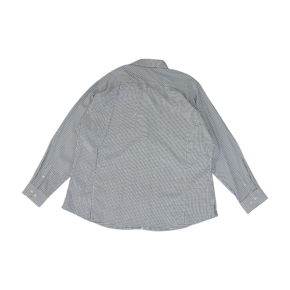 Navy Plus Check Button Down - Image 2