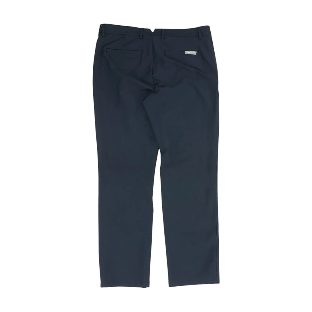 Navy Solid Active Pants - Image 2