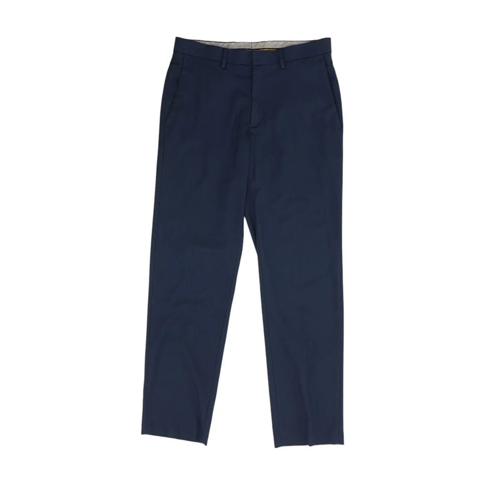 Navy Solid Chino Pants