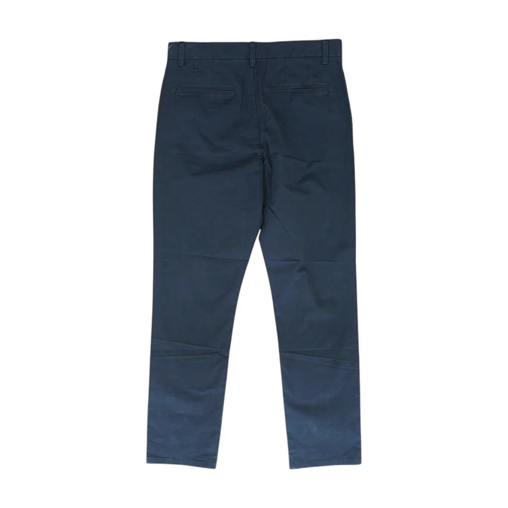 Navy Solid Chino Pants - Image 2